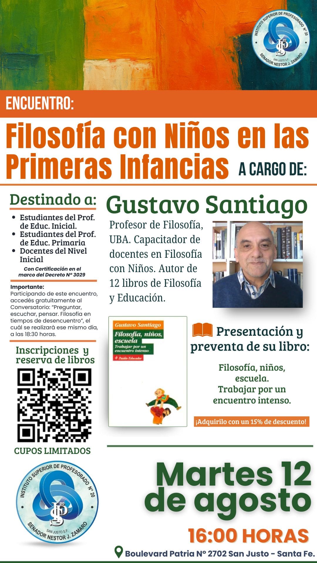 Encuentro: Filosofía con Niños en las Primeras Infancias