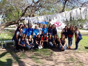 Estudiantes del ISP N.º 20 acompañaron a las Abuelas Cuentacuentos